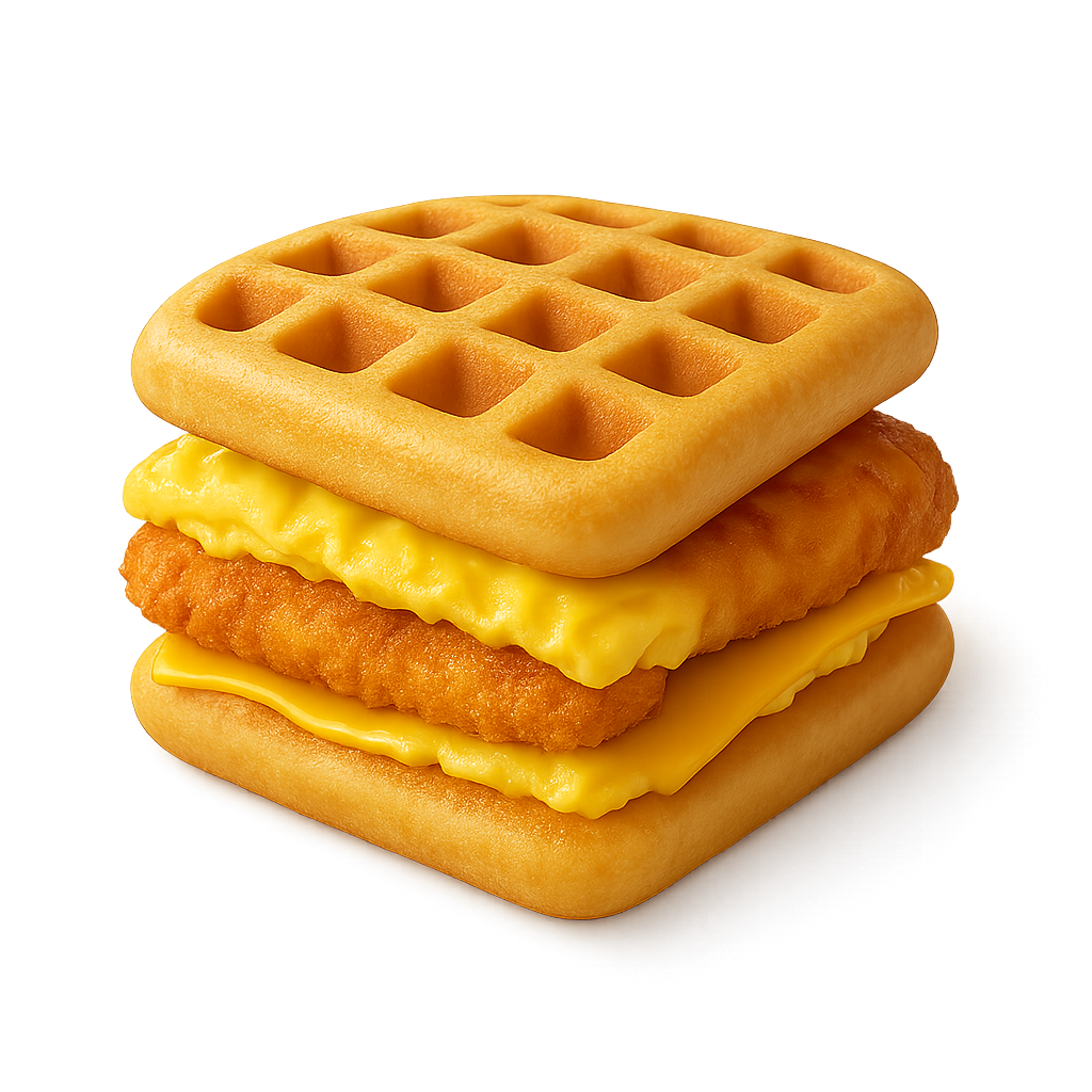Grilled Breakfast Waffle Sandwich at Chick-fil-A