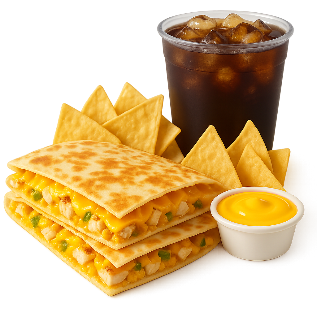 Chicken Quesadilla Combo at Taco Bell