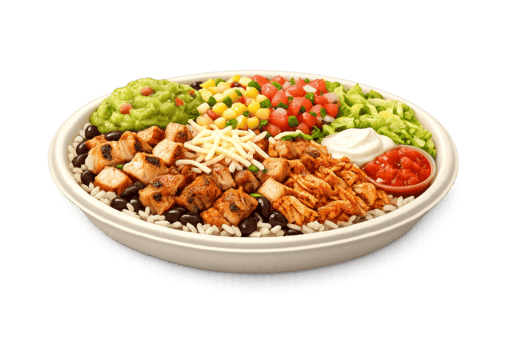 Triple Chicken Power Bowl at Chipotle