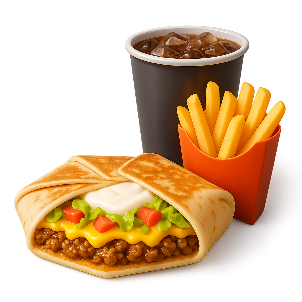 Crunchwrap Supreme Combo at Taco Bell