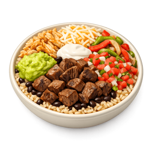 Double Protein Bowl - Steak at Qdoba