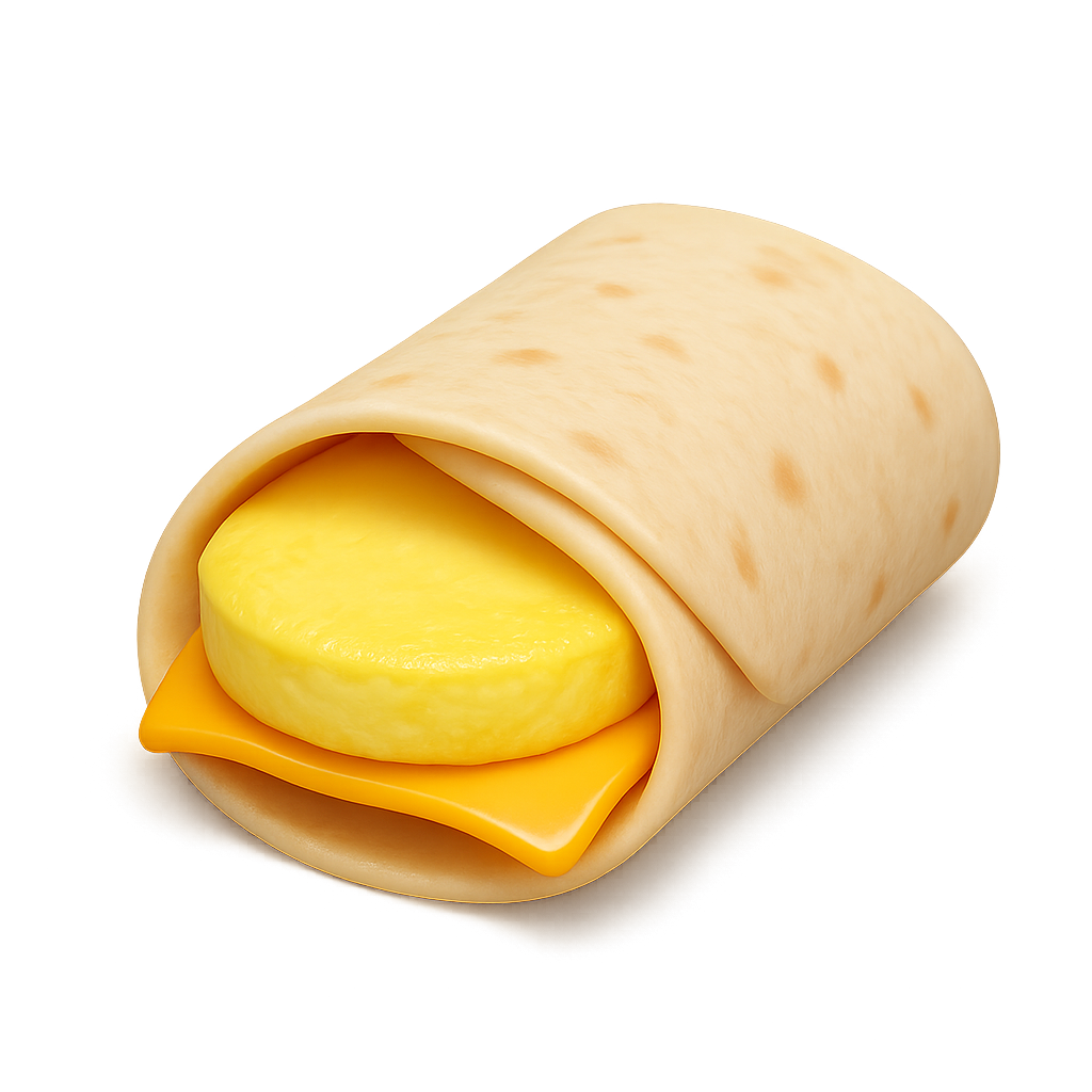 Egg and Cheese Wake Up Wrap at Dunkin Donuts