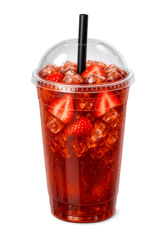 Zero Sugar Strawberry Black Tea (Iced, Large) at Dutch Bros
