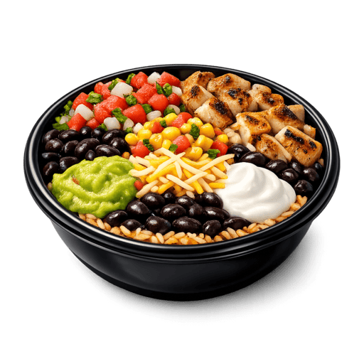 Black Bean Bowl (Chicken) at El Pollo Loco