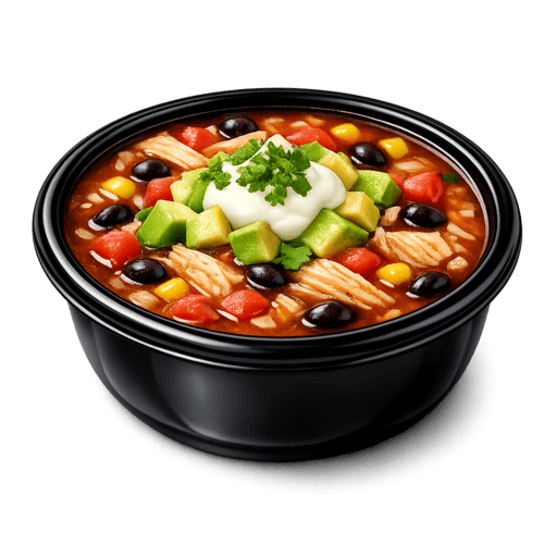 Chicken Tortilla Soup (Large, No Tortilla Strips) at El Pollo Loco