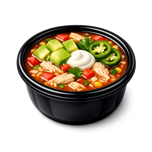 Chicken Tortilla Soup (Small, No Tortilla Strips) at El Pollo Loco