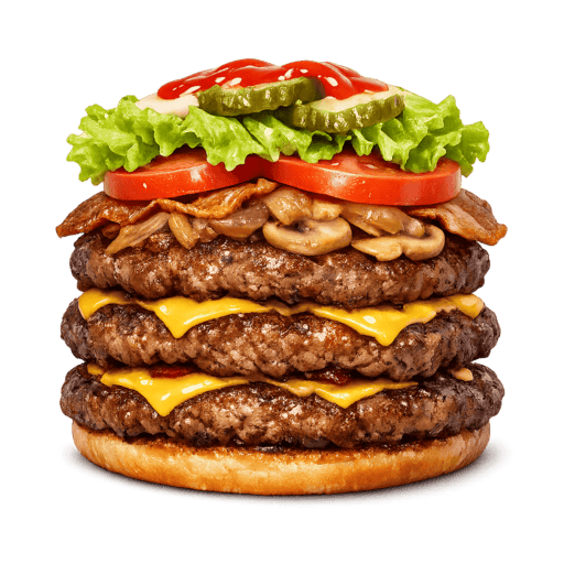 Hamburger (No Bun, Extra Patty) at Five Guys