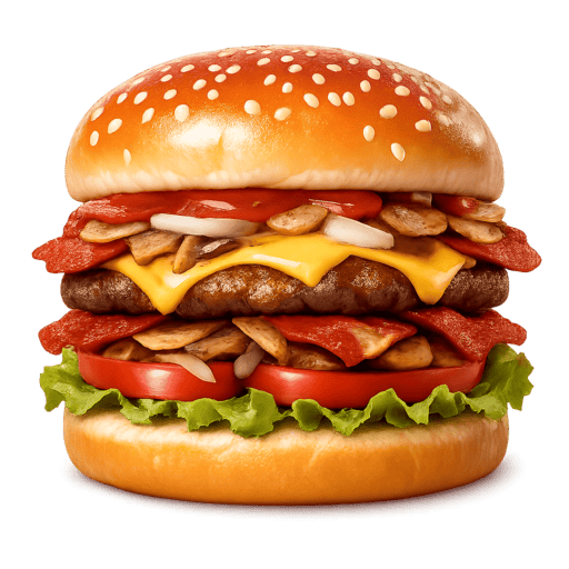 Hamburger (With Bun) at Five Guys
