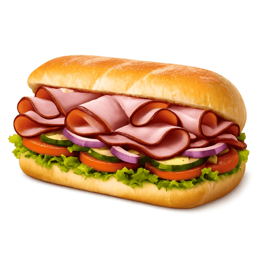 6" Black Forest Ham at Subway