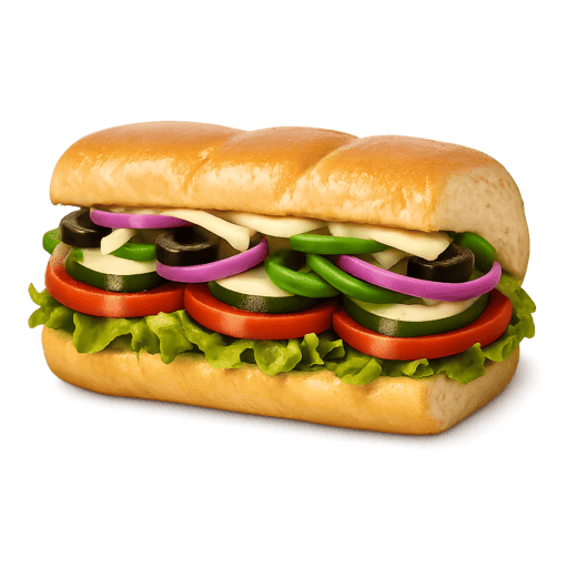6" Veggie Delite at Subway