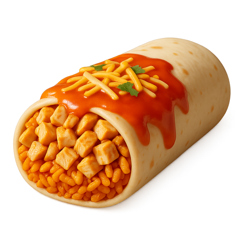 Chicken Enchilada Burrito (extra chicken) at Taco Bell