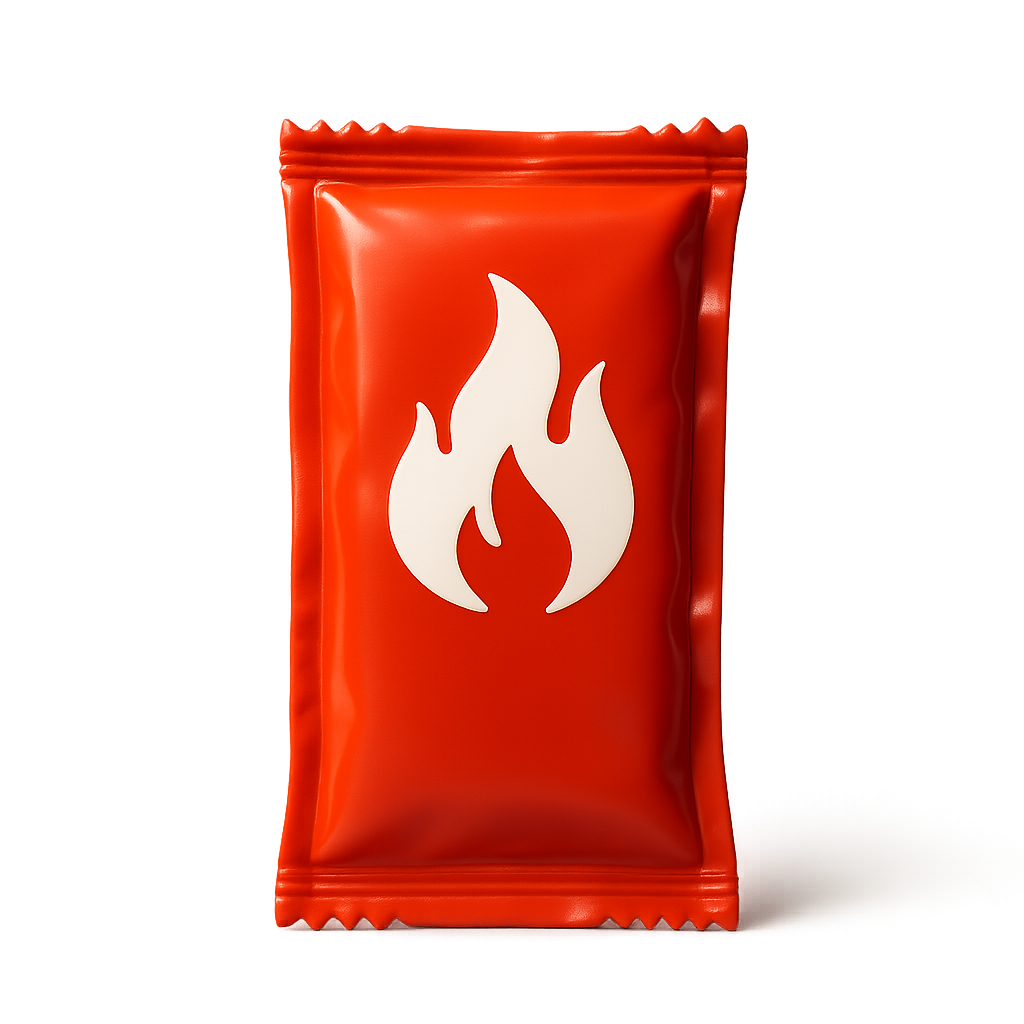 Fire Sauce Packet at Taco Bell