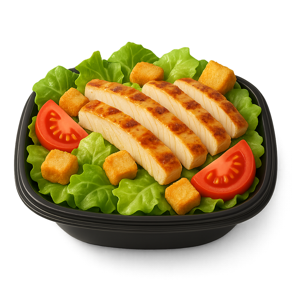 Chicken Caesar Salad (no dressing) at Wendy's